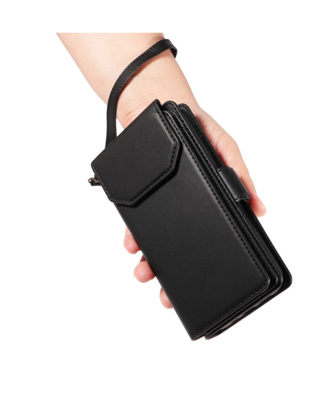 Housse iPhone 16 Pro Portefeuille Nomade à Lanière