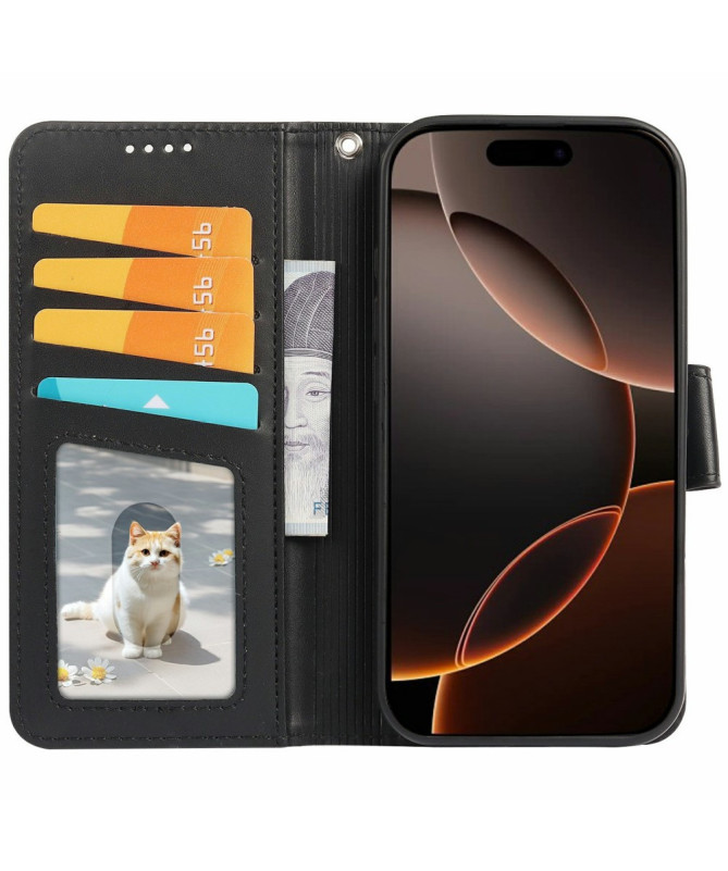 Housse iPhone 16 Pro | Coque Détachable en Simili Cuir