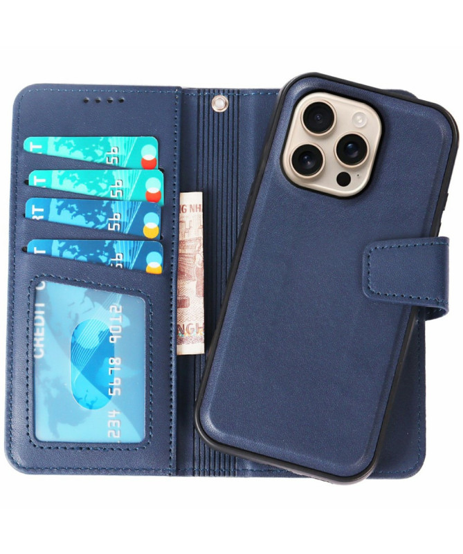 Housse iPhone 16 Pro | Coque Détachable en Simili Cuir