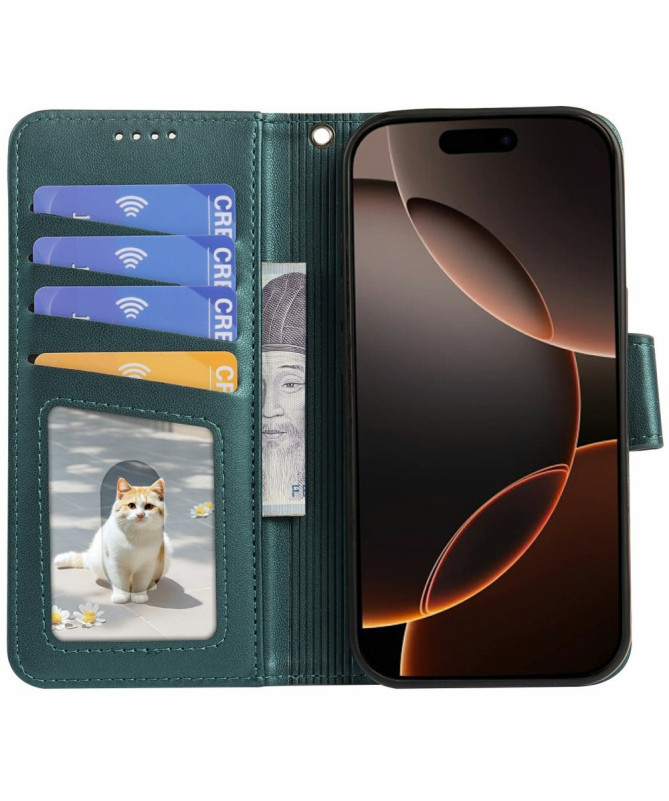 Housse iPhone 16 Pro | Coque Détachable en Simili Cuir