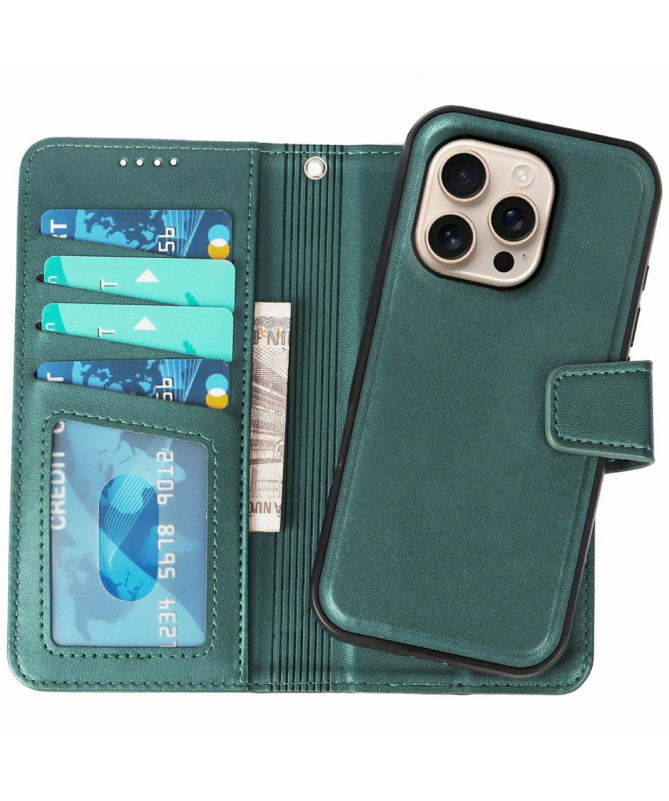 Housse iPhone 16 Pro | Coque Détachable en Simili Cuir