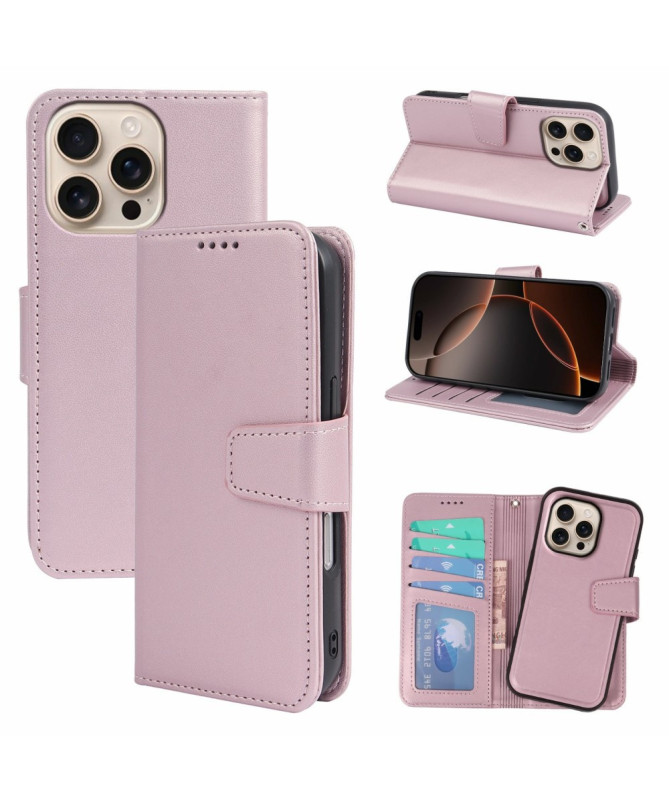 Housse iPhone 16 Pro | Coque Détachable en Simili Cuir