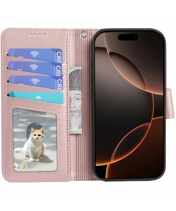 Housse iPhone 16 Pro | Coque Détachable en Simili Cuir