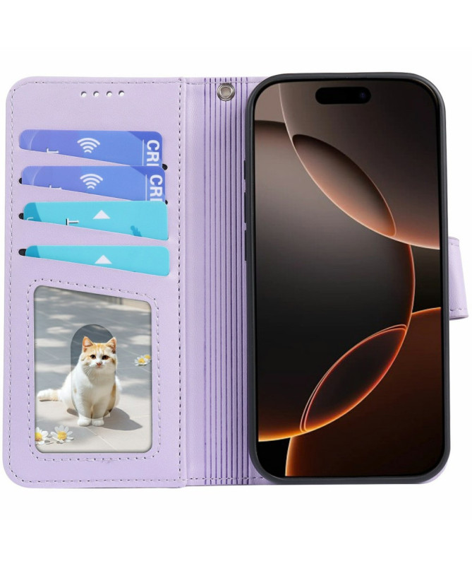 Housse iPhone 16 Pro | Coque Détachable en Simili Cuir