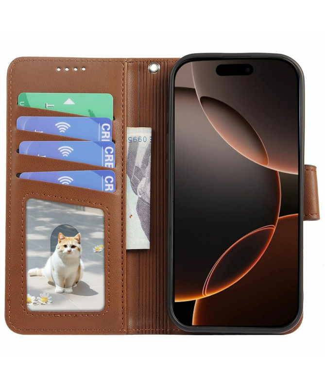 Housse iPhone 16 Pro | Coque Détachable en Simili Cuir