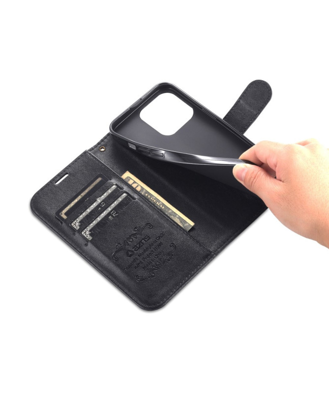 Housse iPhone 16 Pro AZNS Simili Cuir