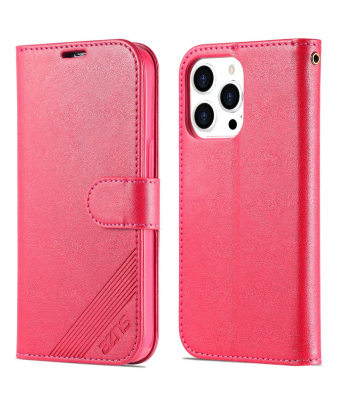 Housse iPhone 16 Pro AZNS Simili Cuir