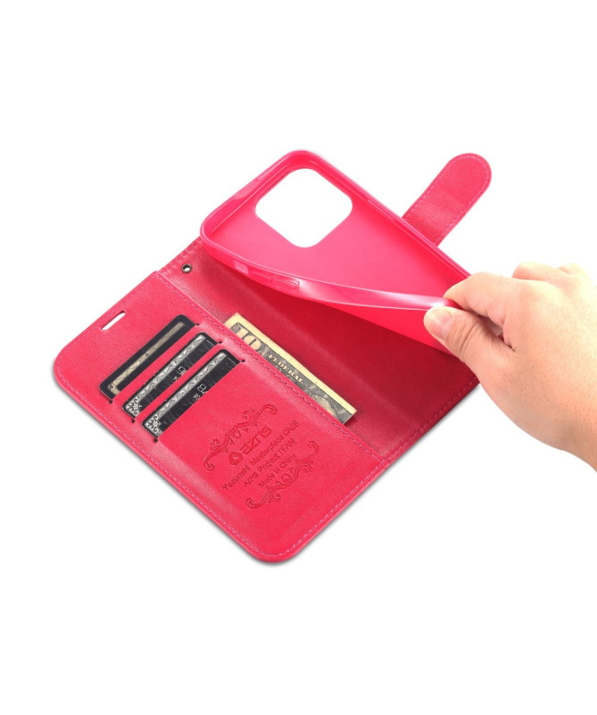 Housse iPhone 16 Pro AZNS Simili Cuir