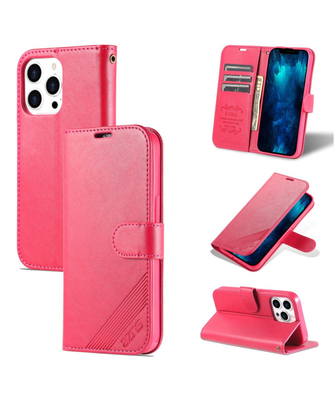 Housse iPhone 16 Pro AZNS Simili Cuir
