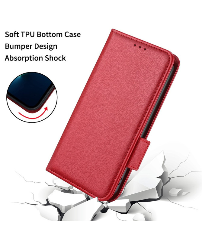 Housse Poco F7 Ultra effet cuir à Lanière | FOLKEN