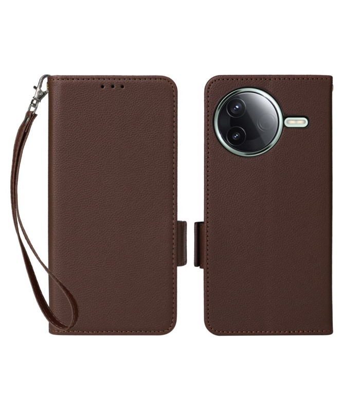 Housse Poco F7 Ultra effet cuir à Lanière | FOLKEN