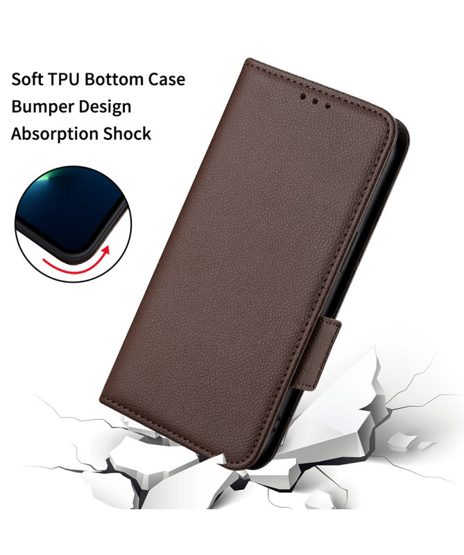 Housse Poco F7 Ultra effet cuir à Lanière | FOLKEN