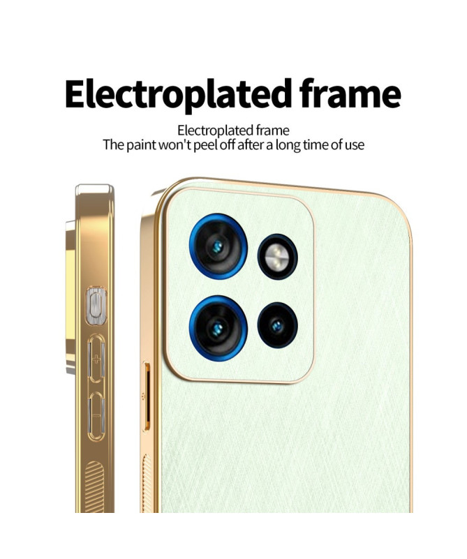 Coque Motorola Edge 60 Neo/50 Neo | Style Texturé Soie Anti-Traces