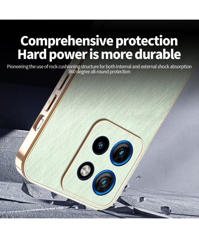 Coque Motorola Edge 60 Neo/50 Neo | Style Texturé Soie Anti-Traces