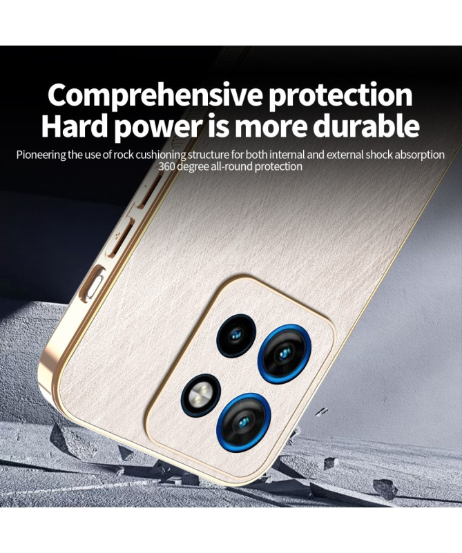 Coque Motorola Edge 60 Neo/50 Neo | Style Texturé Soie Anti-Traces