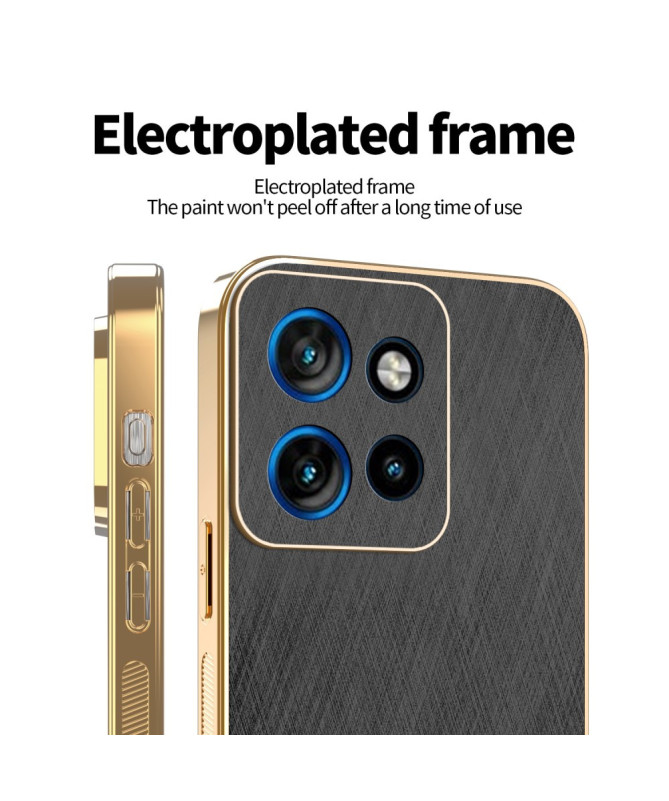 Coque Motorola Edge 60 Neo/50 Neo | Style Texturé Soie Anti-Traces