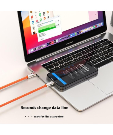 Dragonne câble 30 cm, Type-C vers L, charge rapide | VILO Orange - photo 2
