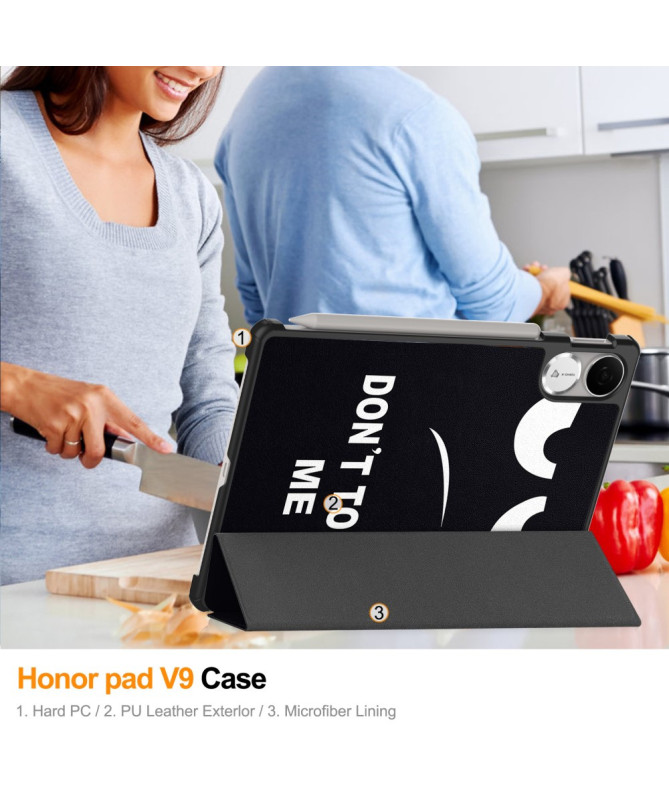Housse Honor Pad V9 Don’t Touch Me avec support