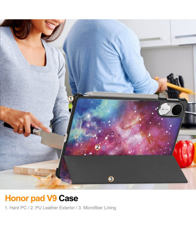 Housse Honor Pad V9 Galaxie Rose