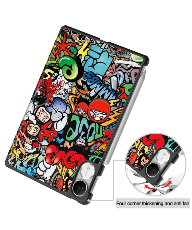 Housse Honor Pad V9 Graffiti avec support pliable
