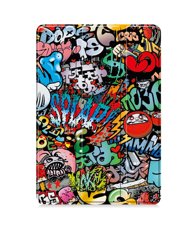 Housse Honor Pad V9 Graffiti avec support pliable