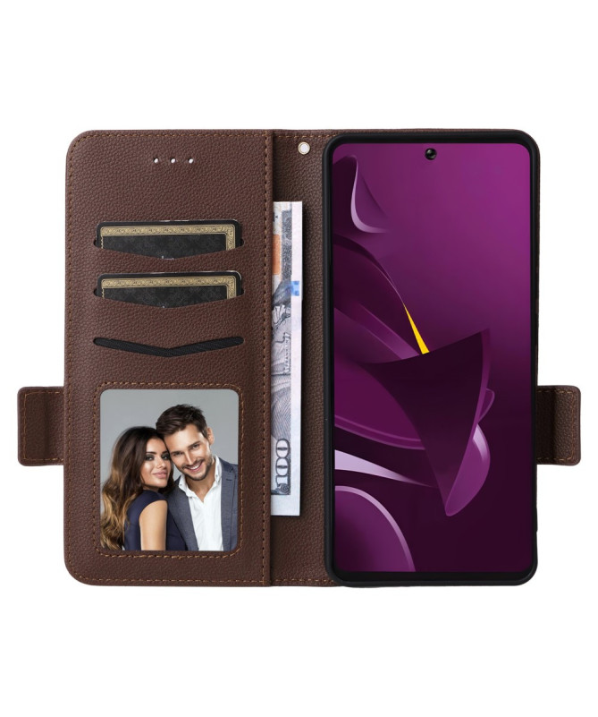 Housse Poco M7 Pro 5G effet cuir à Lanière | FOLKEN