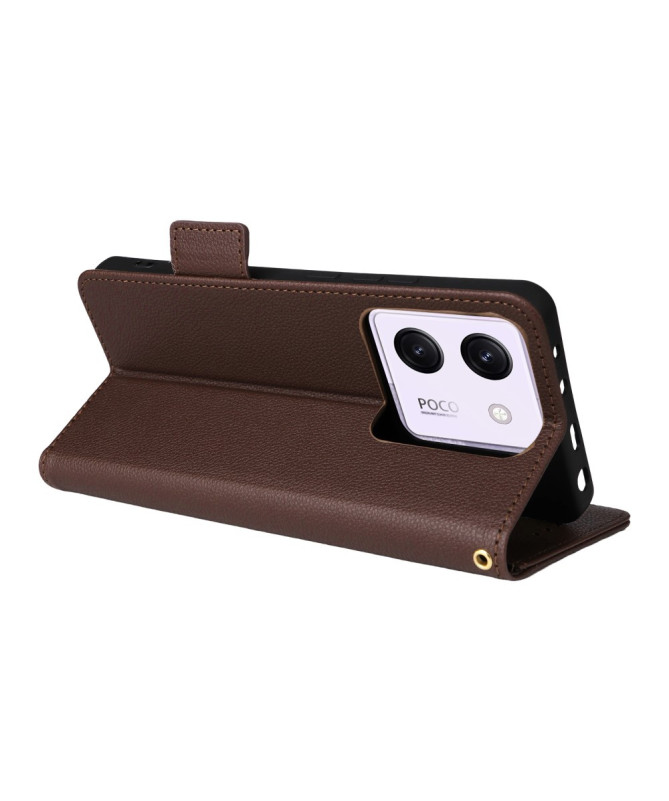 Housse Poco M7 Pro 5G effet cuir à Lanière | FOLKEN