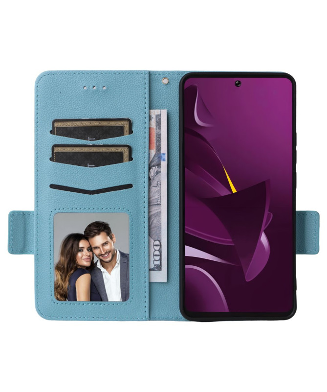 Housse Poco M7 Pro 5G effet cuir à Lanière | FOLKEN