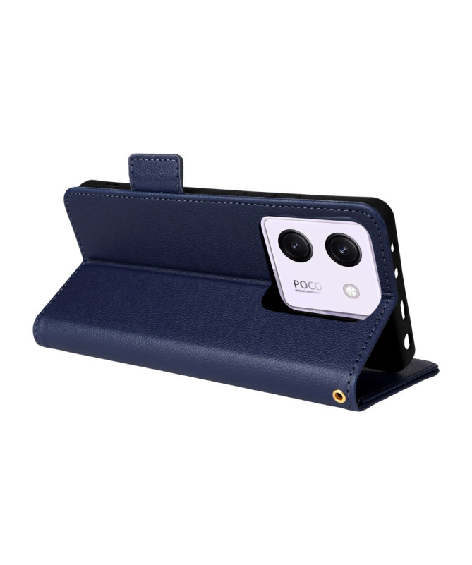 Housse Poco M7 Pro 5G effet cuir à Lanière | FOLKEN