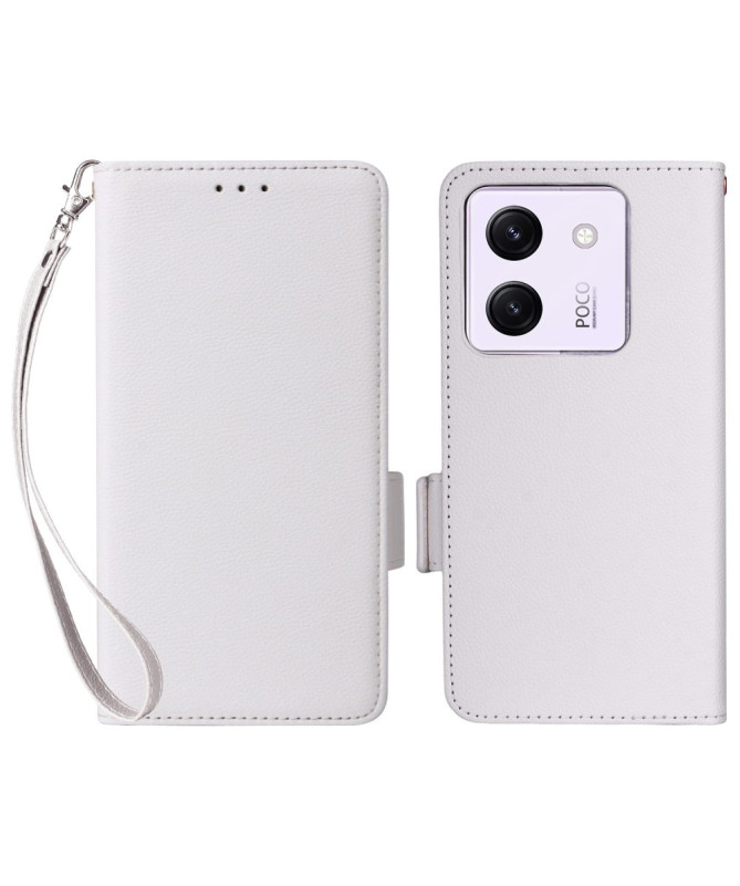 Housse Poco M7 Pro 5G effet cuir à Lanière | FOLKEN