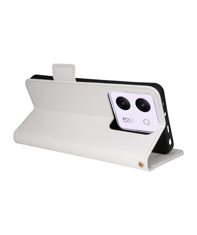 Housse Poco M7 Pro 5G effet cuir à Lanière | FOLKEN