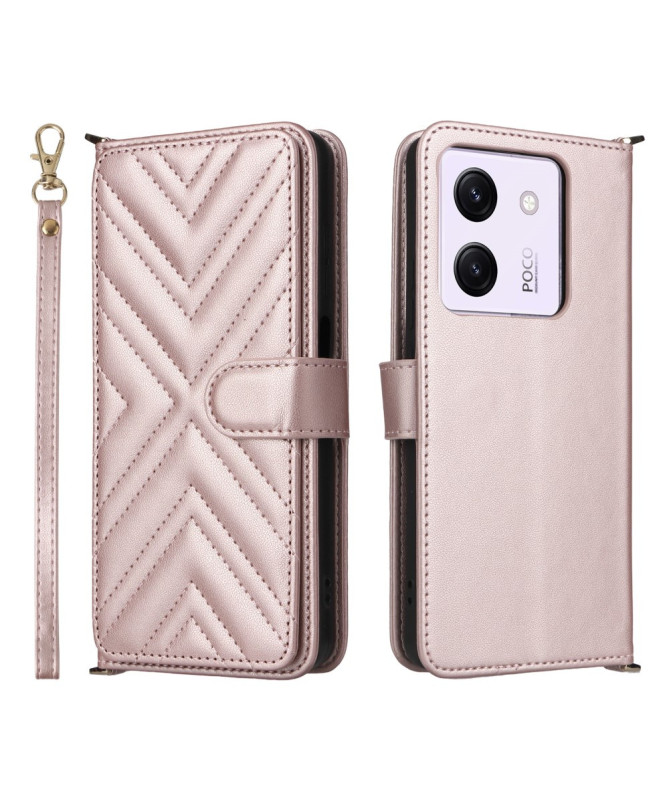 Housse Poco M7 Pro 5G Bandoulière Matelassée
