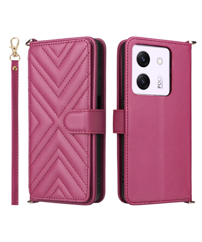 Housse Poco M7 Pro 5G Bandoulière Matelassée