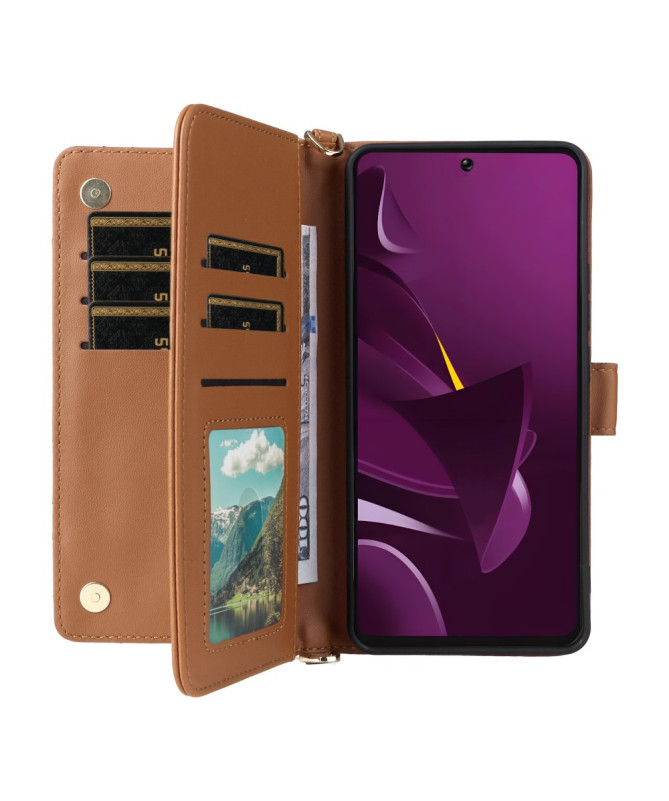 Housse Poco M7 Pro 5G Bandoulière Matelassée