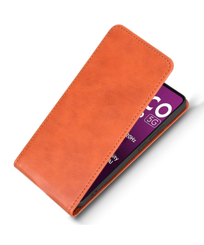 Housse Verticale Poco M7 Pro 5G avec Porte-Carte | MONZA