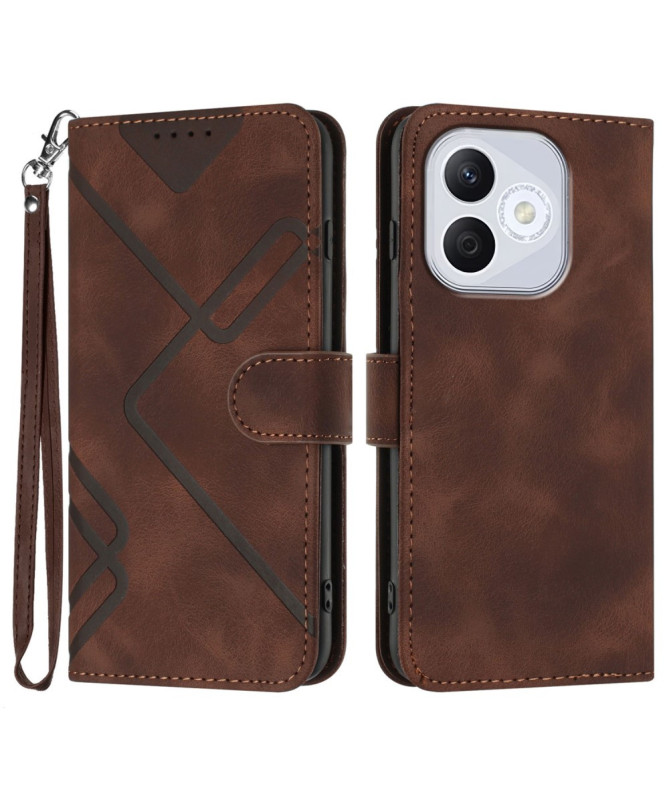 Housse Honor 400 Lite Portefeuille à Lignes Gravées | KELVIN