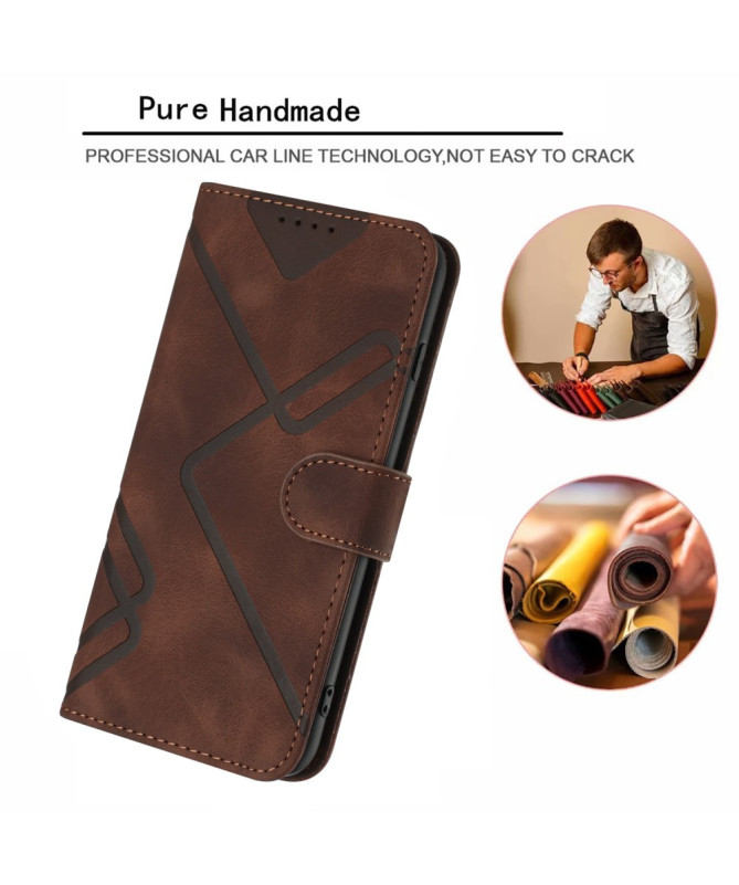 Housse Honor 400 Lite Portefeuille à Lignes Gravées | KELVIN