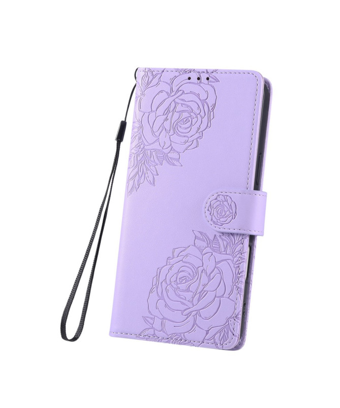 Housse Poco M7 Pro 5G Gravée Trois Poches et Fermoir Discret