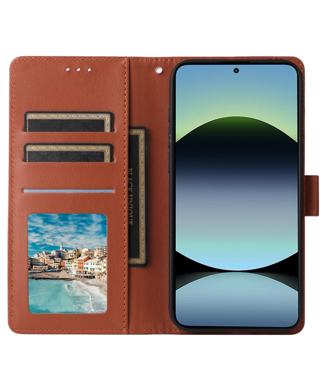 Housse Poco M7 Pro 5G Portefeuille avec Lanière | SOLVIN