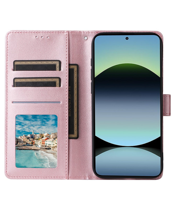 Housse Poco M7 Pro 5G Portefeuille avec Lanière | SOLVIN