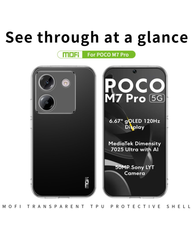 Coque Poco M7 Pro 5G Transparente MOFI