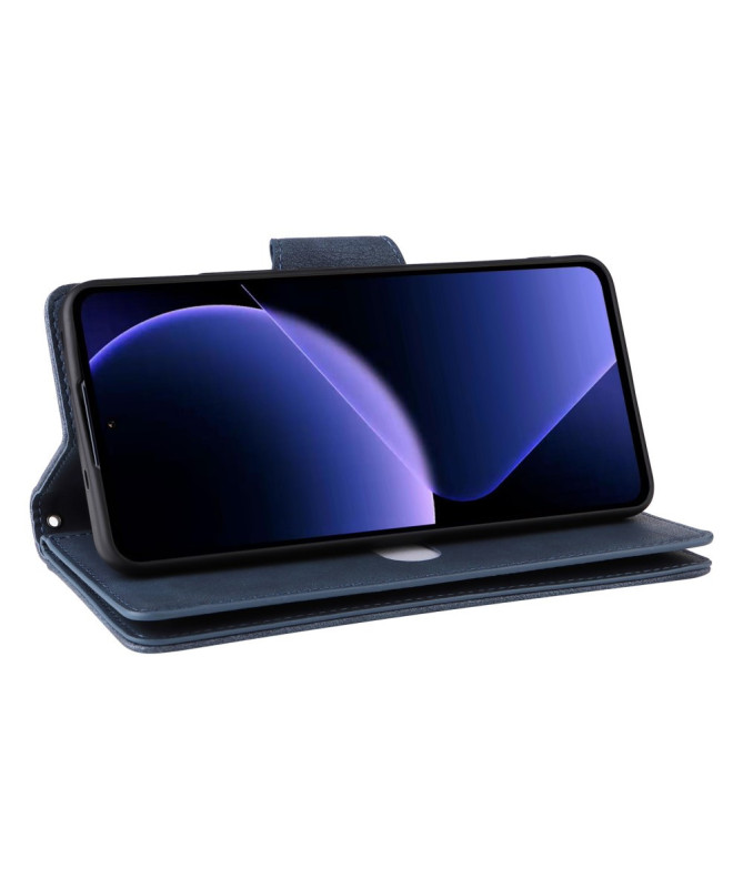 Housse Poco M7 Pro 5G Portefeuille Zippé avec Lanière | LORAN