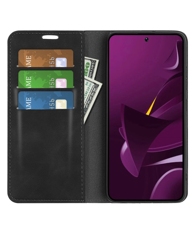 Étui Poco M7 Pro 5G simili cuir fonction stand