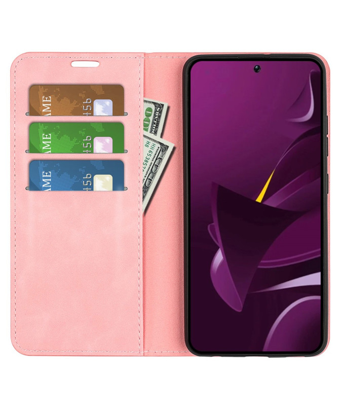 Étui Poco M7 Pro 5G simili cuir fonction stand