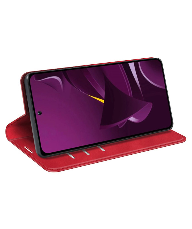Étui Poco M7 Pro 5G simili cuir fonction stand