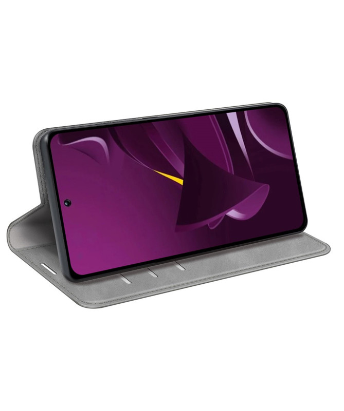 Étui Poco M7 Pro 5G simili cuir fonction stand