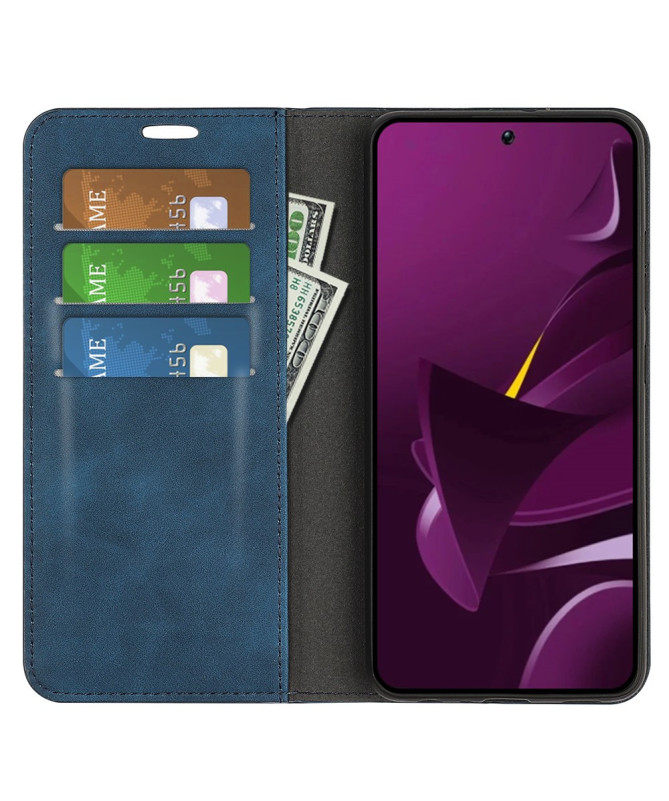 Étui Poco M7 Pro 5G simili cuir fonction stand