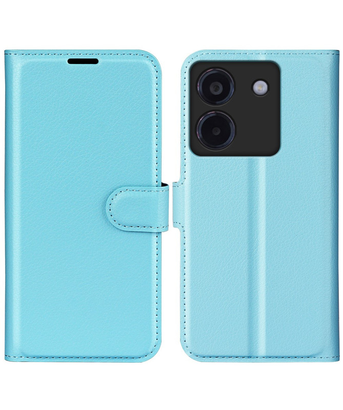 Housse Poco M7 Pro 5G portefeuille style cuir