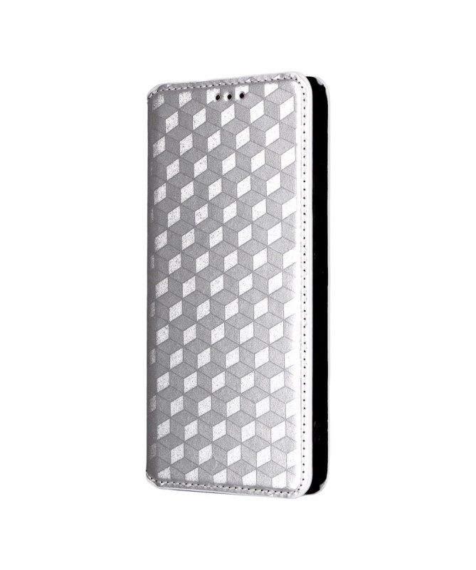 Housse Poco M7 Pro 5G flip cover design géométrie