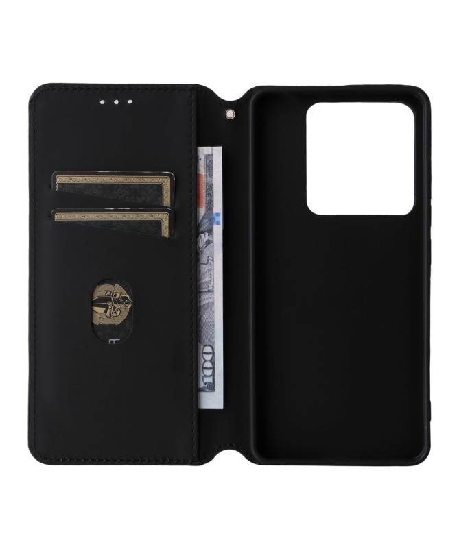 Housse Poco M7 Pro 5G flip cover design géométrie